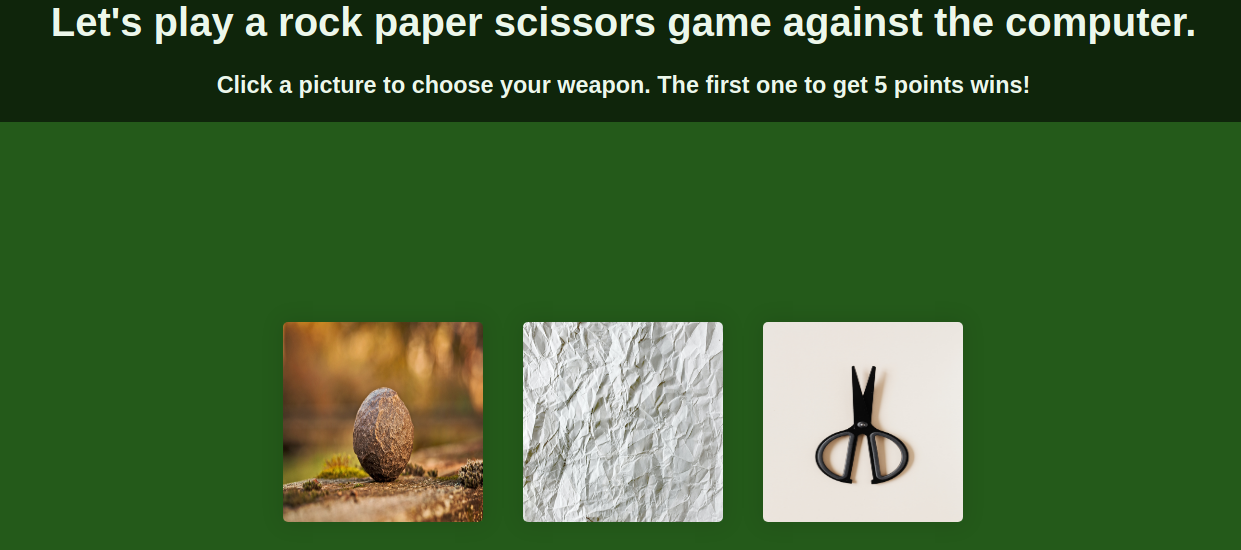 image of the game rock paper scissors